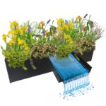 Tilslutning af plantefilter med vandfald