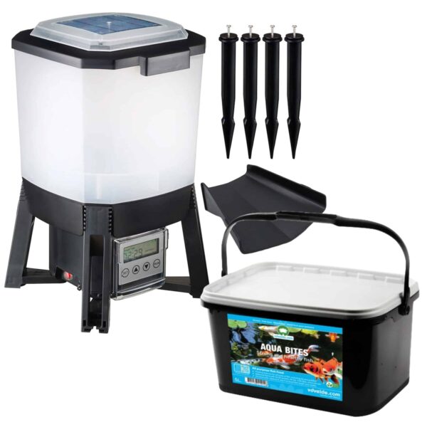 Vis Voerautomaat + AQUA BITES 5L Vis Voerautomaat + AQUA BITES 5L