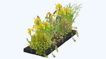 Drijvend plantenfilter