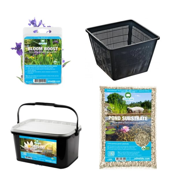 Middelgrote Vijvermand 28cm + Benodigdheden Middelgrote Vijvermand 28cm + Benodigdheden