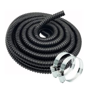 10-meter pond hose + hose clamps
