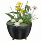 Mini Vijver met Waterval Antraciet Wit